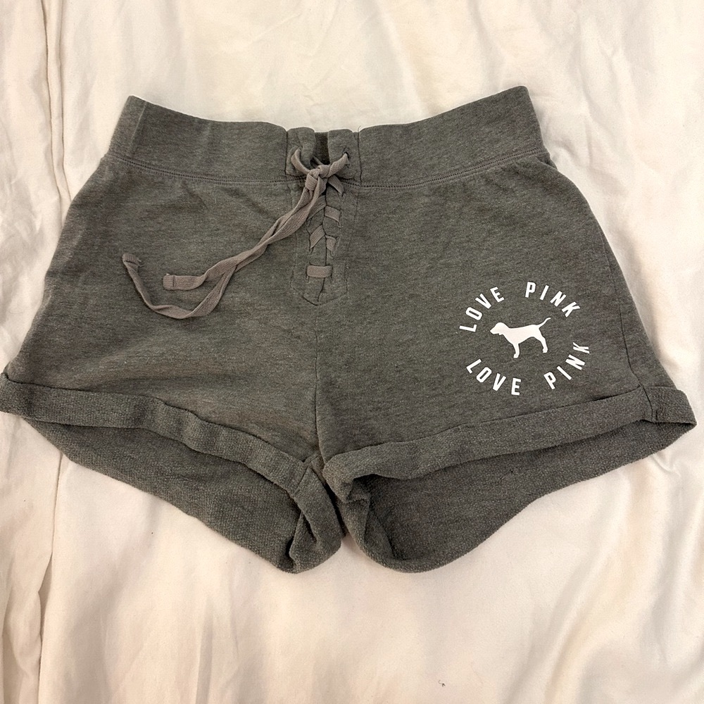 PINK high-rise lounge shorts